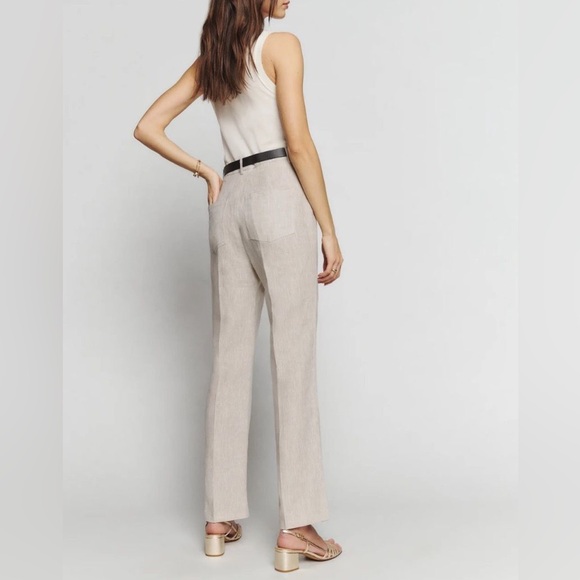 NWT Reformation Freddie Linen Pant - Picture 2 of 14